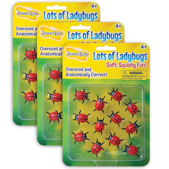 Insect Lore Lots Of Ladybugs, 3 Packs of 12